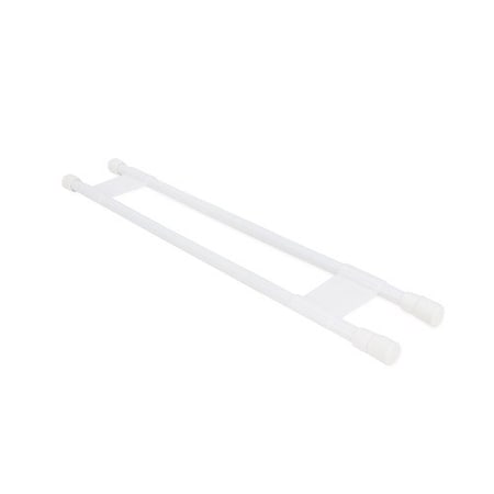 Camco REFRIGERATOR DOUBLE BAR SET - 19IN TO 34IN WHITE 44074